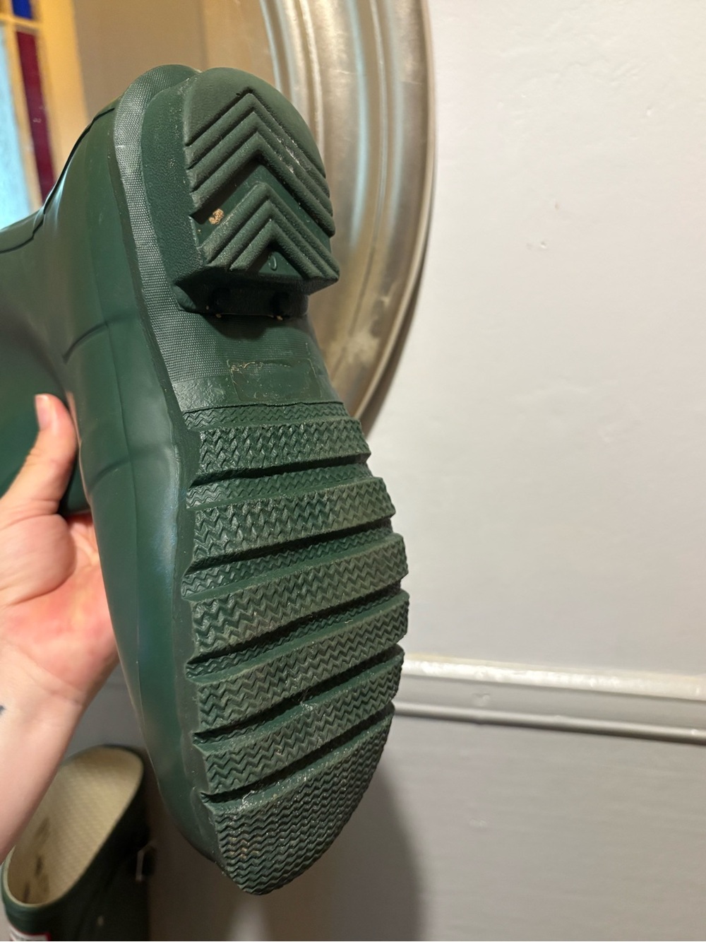 Hunter Women's Tall Rain Boots in Forest Green - Picture 5 of 6